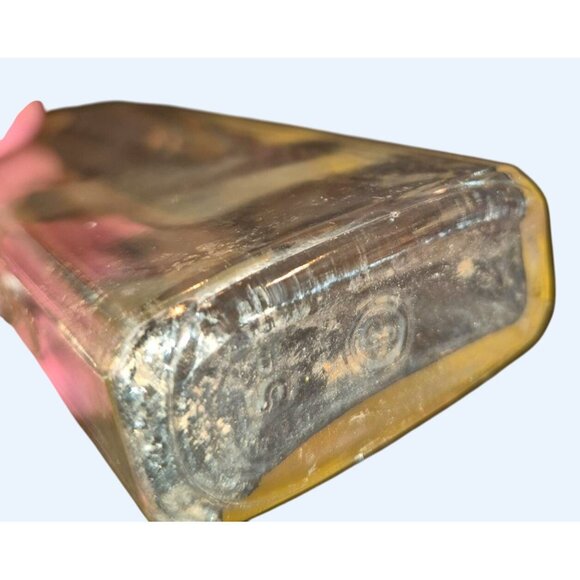 Antique Glass Bottle Embossed Dr. Caldwell Clear Cork - Picture 7 of 9